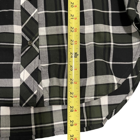Athleta Sierra Plaid Button Front Top Shirt XS - Picture 6 of 13